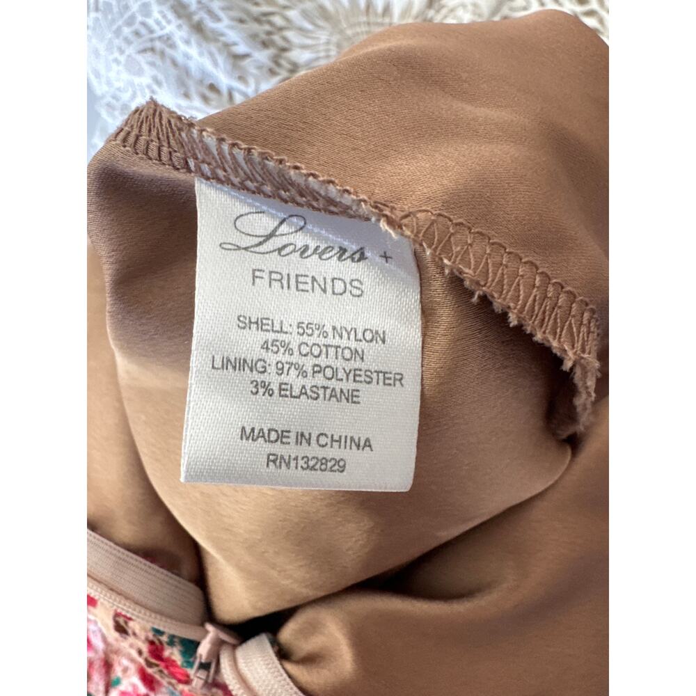 Lovers + Friends Under the Stars Midi Dress Color: Dark Nude Size Small - Picture 9 of 11